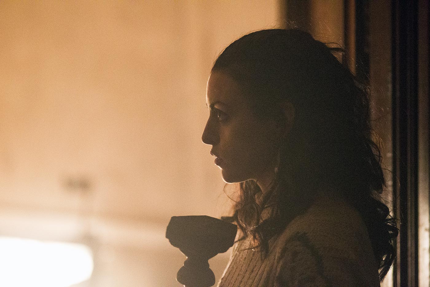 Nora-Jane staring into the distance